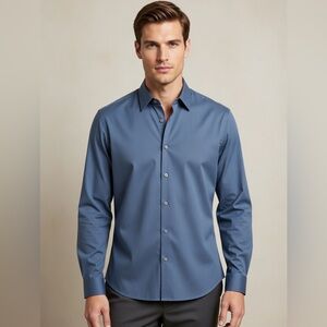 Theory Men's Slate Blue Dress Shirt
A5